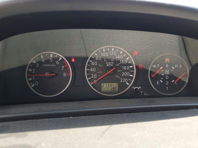 2006 Nissan X-trail VIN JN8BT08V96W204449 COPART salvage auction — FRONT END, Ab - Bos - Salvage, sold $200 on 2026-07-28 (photo 9)