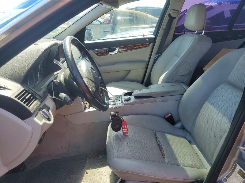 2010 Mercedes-benz C-klasse VIN WDDGF5EB2AF436163 COPART salvage auction — SIDE, Ca - Salvage Certificate, sold $375 on 2026-08-10 (photo 7)
