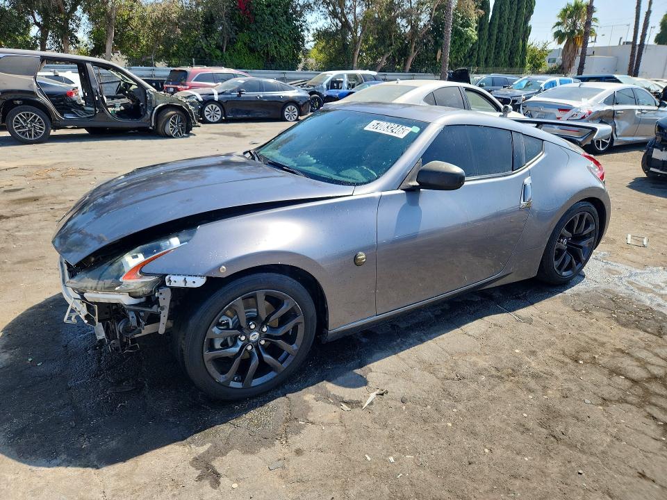 2020 Nissan 370z VIN JN1AZ4EH8LM822951 COPART salvage auction — FRONT END, Ca - Certificate Of Title, sold $5,800 on 2026-07-28 (photo 1)