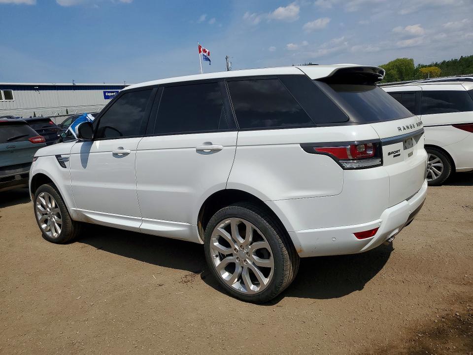 2016 Land rover Range rover sport VIN SALWR2KF6GA112621 COPART salvage auction — FRONT END, On - Permit No Brand - Unfit, sold $8,700 on 2026-07-02 (photo 2)