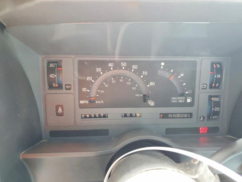 1992 Chevrolet S truck VIN 1GCCS14Z4N8159862 COPART salvage auction — MINOR DENT/SCRATCHES, Ca - Dlr/Dis/Exp Only Salvage Title, sold $625 on 2026-07-02 (photo 9)