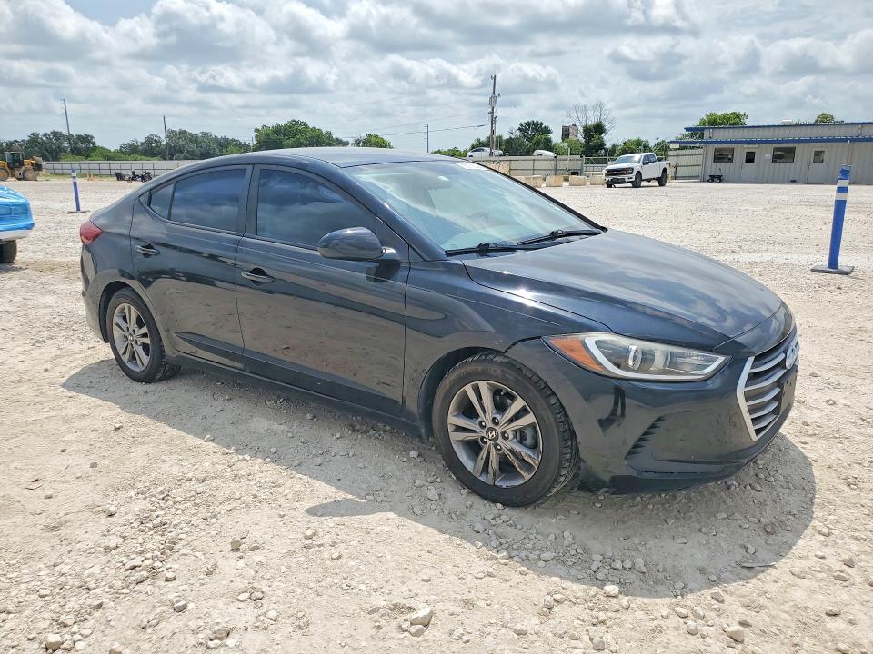 2017 Hyundai Elantra VIN KMHD84LF0HU428331 COPART salvage auction — VANDALISM, Tx - Salvage Vehicle Title, sold $100 on 2026-07-30 (photo 4)