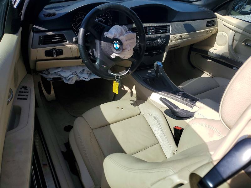 2013 BMW 3er VIN WBADX7C55DJ588987 COPART salvage auction — FRONT END, Tx - Salvage Vehicle Title, sold $550 on 2026-07-06 (photo 8)