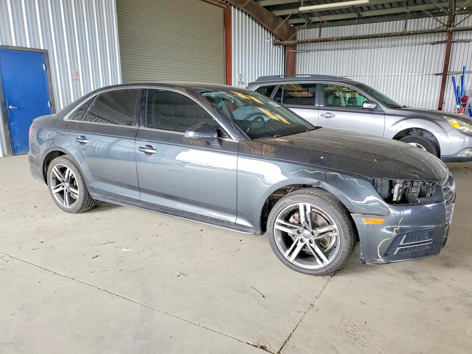 2018 Audi A4 VIN WAULMAF44JN009593 COPART salvage auction — FRONT END, Ca - Salvage Certificate, sold $5,100 on 2026-07-02 (photo 4)