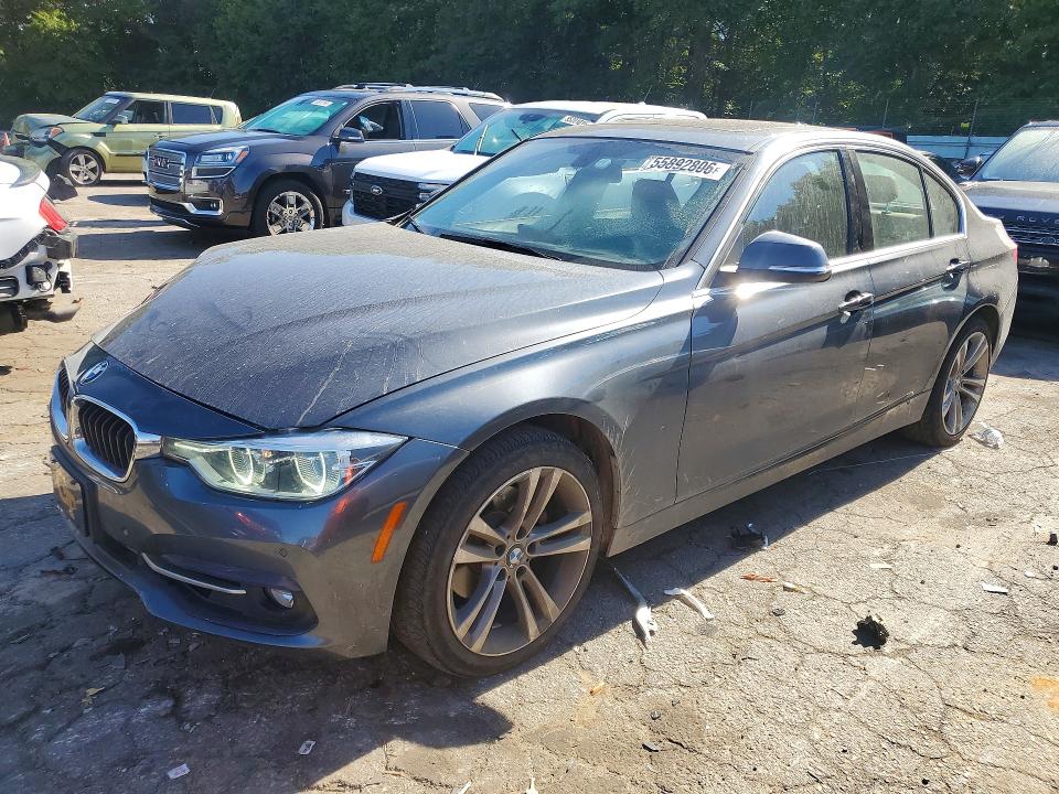 2017 BMW 3er VIN WBA8B9G32HNU55428 COPART salvage auction — FRONT END, Ga - Cert Of Title-Salvage, sold $4,900 on 2026-07-24 (photo 1)