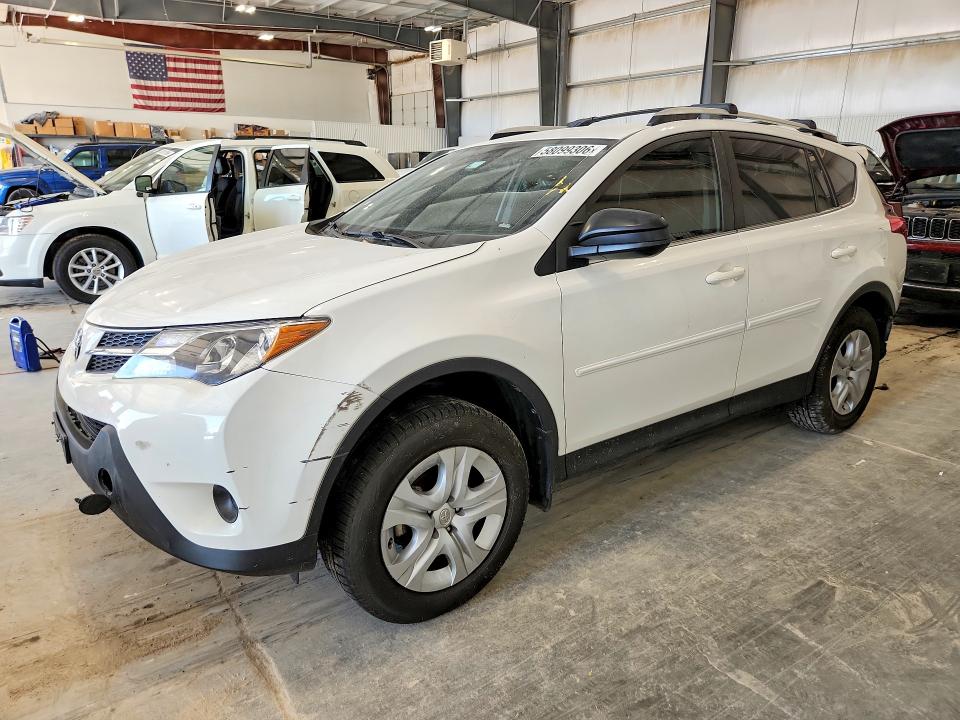2015 Toyota Rav 4 VIN JTMZFREV4FD044745 COPART salvage auction — REAR END, Ne - Cert Of Title-Salvage, sold $1,850 on 2026-07-14 (photo 1)
