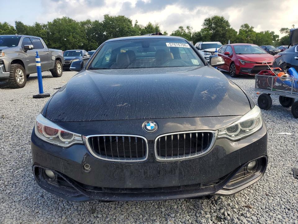 2016 BMW 4er VIN WBA3V7C57G5A25070 COPART salvage auction — WATER/FLOOD, LA - CERT OF TITLE-SALVAGE FLOOD, sold $2,550 on 2026-07-27 (photo 5)