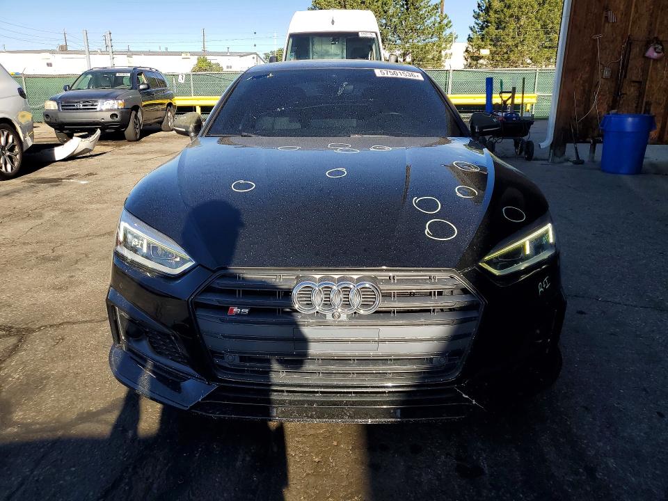 2018 Audi Rs5 VIN WAUC4CF54JA102559 COPART salvage auction — HAIL, Co - Certificate Of Title, sold $5,600 on 2026-07-28 (photo 5)