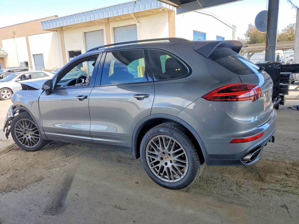 2018 Porsche Cayenne VIN WP1AA2A25JKA04742 COPART salvage auction — FRONT END, Ca - Salvage Certificate, sold $2,750 on 2026-08-18 (photo 2)