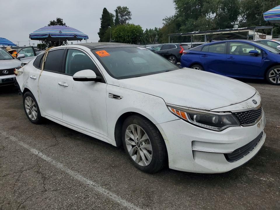 2017 Kia Optima VIN 5XXGU4L33HG153675 COPART salvage auction — REAR END, Ca - Salvage Certificate, sold $775 on 2026-08-21 (photo 4)