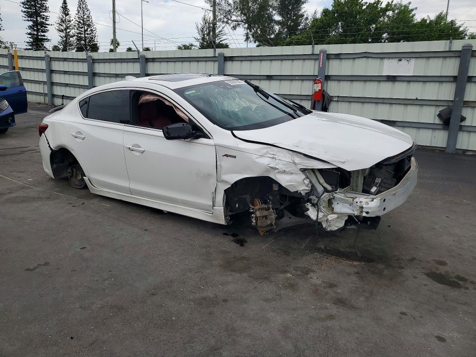 2019 Acura Ilx VIN 19UDE2F8XKA005040 COPART salvage auction — FRONT END, FL - CERT OF TITLE SLVG REBUILDABLE, sold $500 on 2026-07-29 (photo 4)