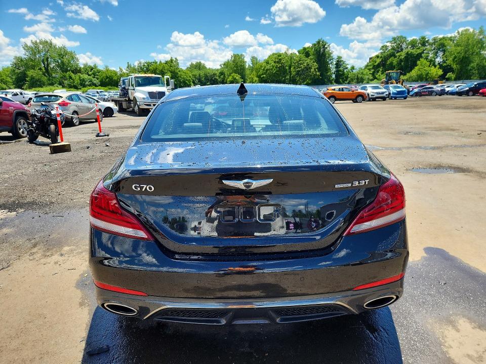 2019 Genesis G70 VIN KMTG34LE8KU014665 COPART salvage auction — FRONT END, Ct - Cert Of Title-Salvage, sold $6,200 on 2026-07-07 (photo 6)