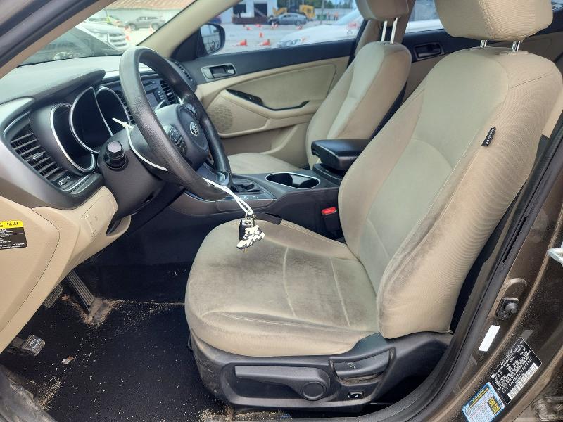 2014 Kia Optima VIN 5XXGM4A73EG269931 COPART salvage auction — FRONT END, Salvage Title, sold $350 on 2026-07-17 (photo 7)