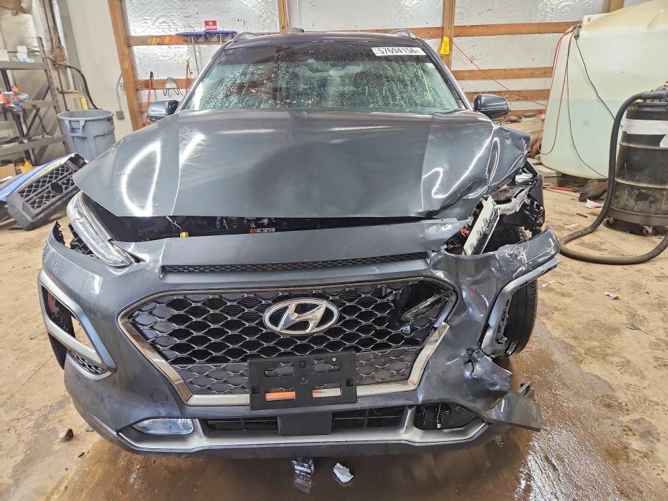 2020 Hyundai Kona VIN KM8K53A58LU421785 COPART salvage auction — FRONT END, Il - Salvage Certificate, sold $2,050 on 2026-07-27 (photo 5)