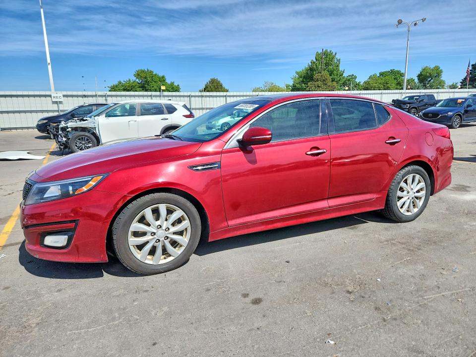 2015 Kia VIN 5XXGN4A73FG361426 COPART salvage auction — FRONT END, CO - CERTIFICATE OF TITLE, sold $725 on 2026-07-27 (photo 1)