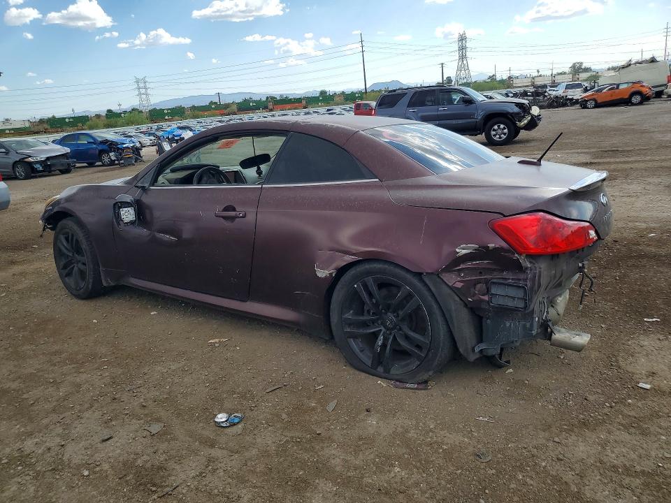 2010 Infiniti G37 VIN JN1CV6FEXAM354870 COPART salvage auction — UNDERCARRIAGE, AZ - CERT OF TITLE - SALVAGE, sold $275 on 2026-07-10 (photo 2)