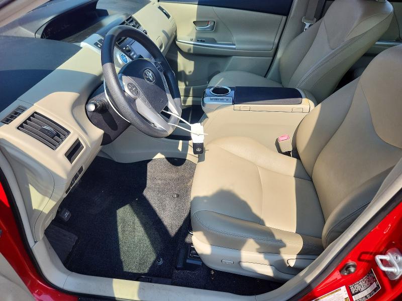 2012 Toyota Prius v VIN JTDZN3EU4C3042549 COPART salvage auction — SIDE, MA - CERT OF TITLE-RECONSTRCTD COLL, sold $125 on 2026-07-22 (photo 7)