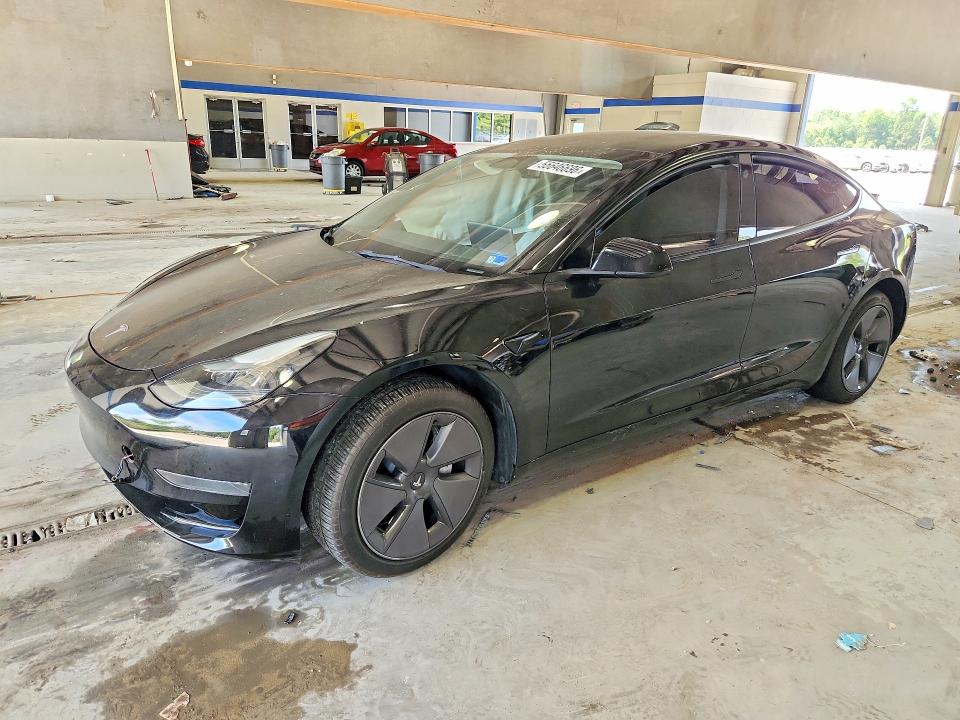 2023 Tesla Model 3 VIN 5YJ3E1EA0PF426773 COPART salvage auction — SIDE, Va - Cert Of Title - Salvage, sold $2,000 on 2026-07-24 (photo 1)