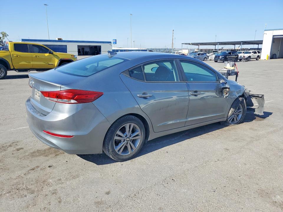 2018 Hyundai Elantra VIN KMHD84LF5JU599713 COPART salvage auction — FRONT END, Tx - Salvage Vehicle Title, sold $2,450 on 2026-07-10 (photo 3)