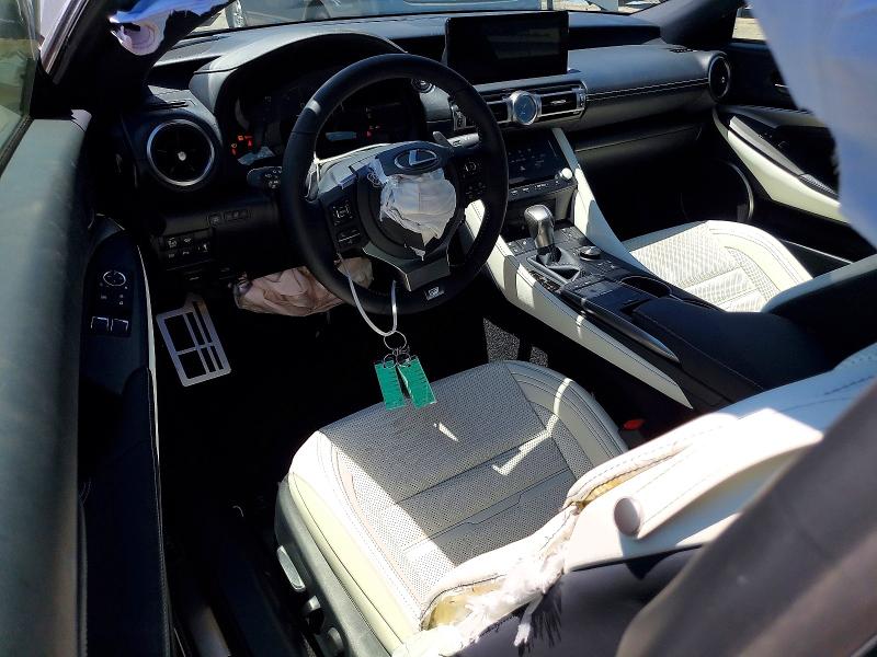 2025 Lexus Rc 350 VIN JTHGZ5DC5S5013207 COPART salvage auction — SIDE, PA - CERTIFICATE OF SALVAGE, sold $14,400 on 2026-07-17 (photo 8)