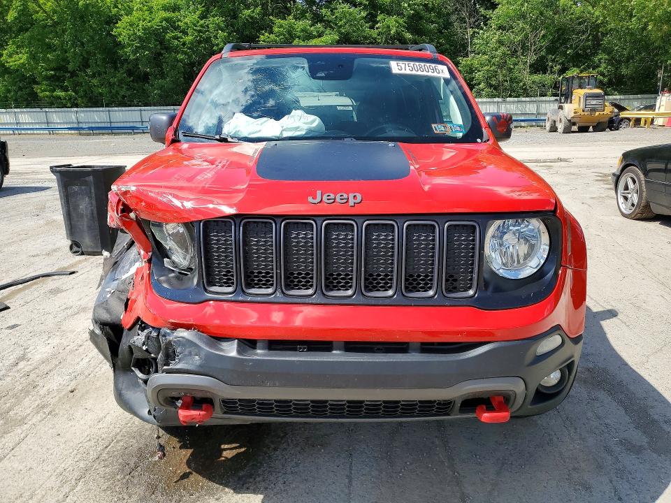 2021 Jeep Renegade VIN ZACNJDC14MPM36782 COPART salvage auction — FRONT END, Pa - Certificate Of Salvage, sold $625 on 2026-07-30 (photo 5)