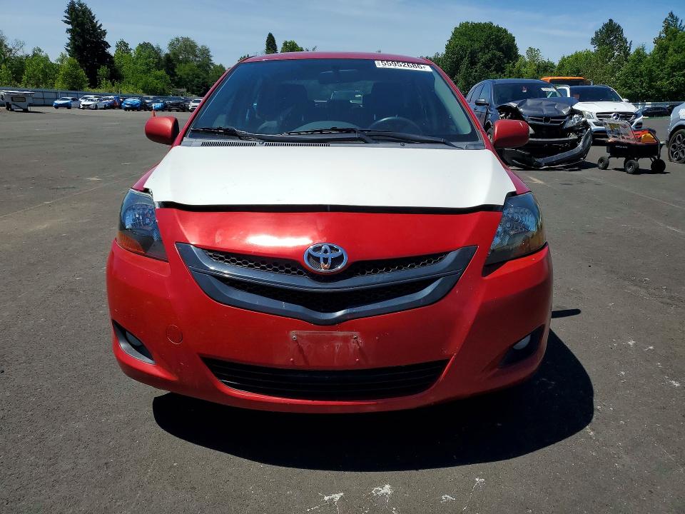 2007 Toyota Yaris VIN JTDBT903771178765 COPART salvage auction — REAR END, Or - Salvage Title Certificate, sold $200 on 2026-07-22 (photo 5)