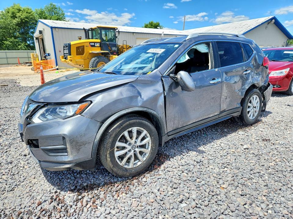 2017 Nissan Rogue VIN JN8AT2MV9HW280401 COPART salvage auction — ROLLOVER, Il - Salvage Certificate, sold $200 on 2026-07-20 (photo 1)