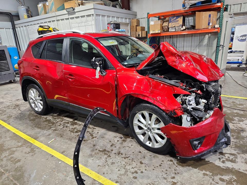 2015 Mazda Cx-5 VIN JM3KE2DY6F0505899 COPART salvage auction — FRONT END, Mo - Salvage Certificate Of Title, sold $1,250 on 2026-07-27 (photo 4)
