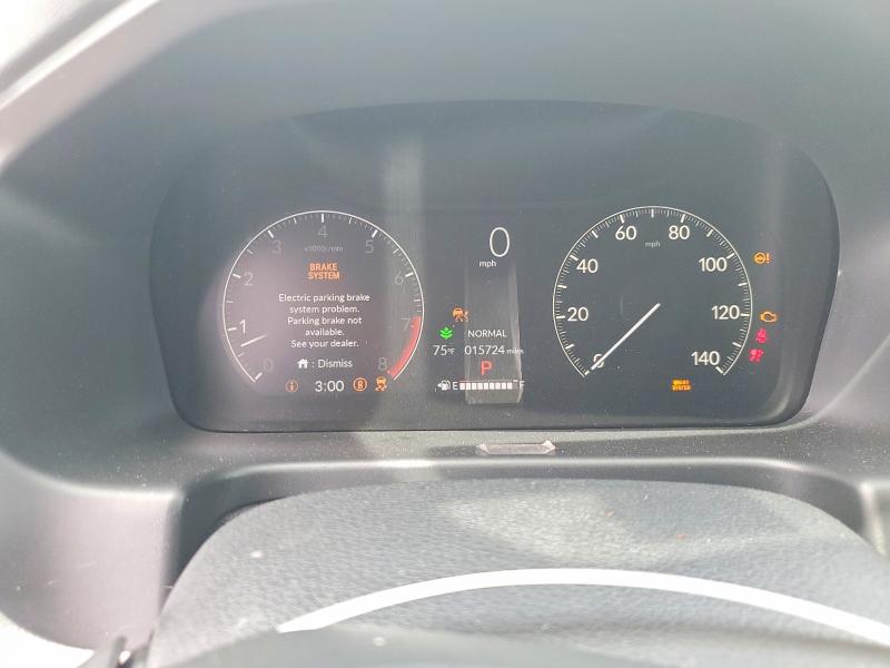 2025 Honda Odyssey VIN 5FNRL6H91SB028317 COPART salvage auction — FRONT END, Il - Salvage Certificate, sold $13,500 on 2026-07-27 (photo 9)