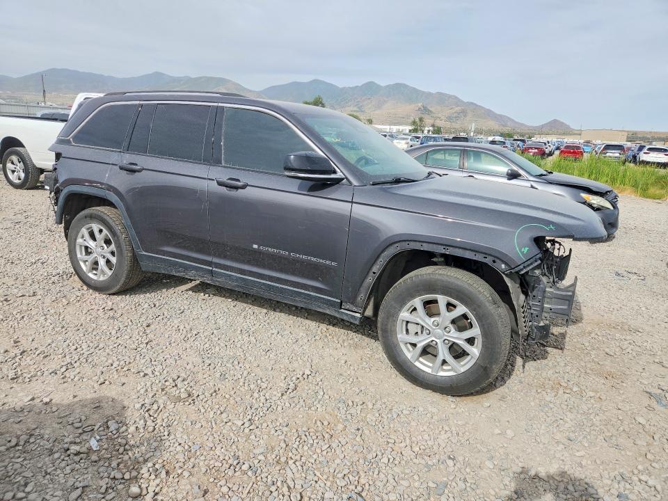 2024 Jeep Grand cherokee VIN 1C4RJHBG2RC696983 COPART salvage auction — FRONT END, Ut - Salvage Certificate, sold $11,600 on 2026-07-10 (photo 4)