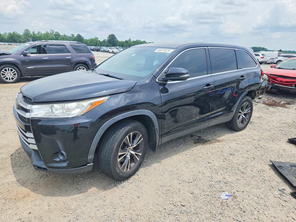 2019 Toyota Highlander VIN 5TDBZRFH2KS941014 COPART salvage auction — REAR END, Nc - Salvage Certificate Of Title, sold $6,300 on 2026-07-27 (photo 1)