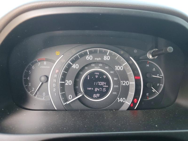 2014 Honda Cr-v VIN 2HKRM3H53EH550901 COPART salvage auction — REAR END, Ok - Cert Of Title-Salvage, sold $4,200 on 2026-07-22 (photo 9)