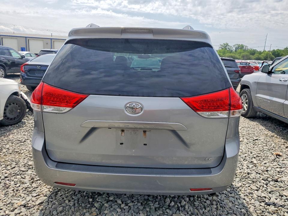 2014 Toyota Sienna VIN 5TDKK3DC9ES518072 COPART salvage auction — FRONT END, Ma - Cert Of Title-Reconstrctd Coll, sold $3,000 on 2026-07-06 (photo 6)