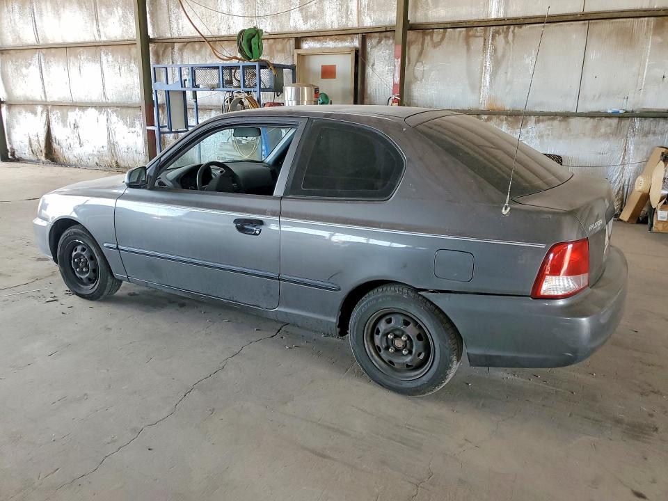 2001 Hyundai Accent VIN KMHCF35G71U134481 COPART salvage auction — SIDE, AZ - CERT OF TITLE - SALVAGE, sold $225 on 2026-07-13 (photo 2)