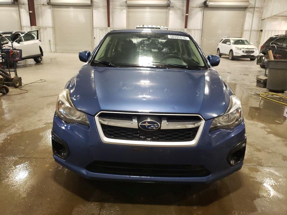 2013 Subaru Impreza VIN JF1GPAC61DH210765 COPART salvage auction — HAIL, MN - CERT OF TITLE-PRIOR SALVAGE, sold $100 on 2026-07-27 (photo 5)