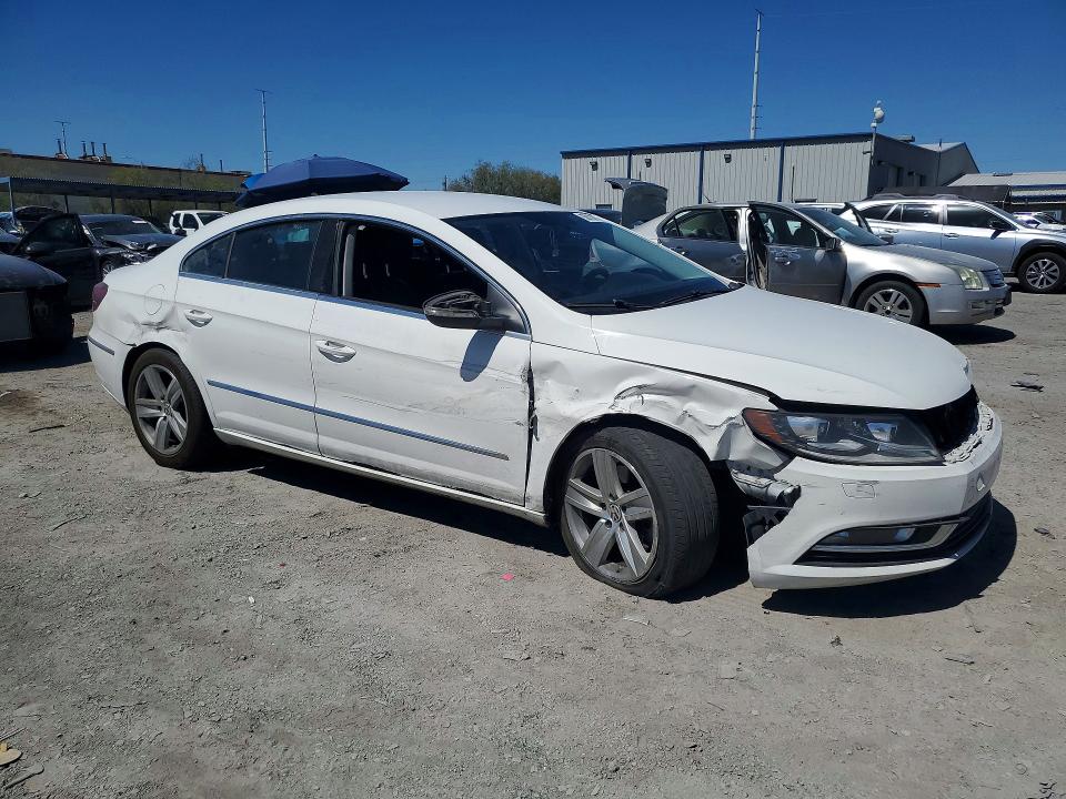 2013 Volkswagen Passat cc VIN WVWBP7AN3DE548879 COPART salvage auction — FRONT END, Nv - Salvage Title, sold $125 on 2026-07-14 (photo 4)
