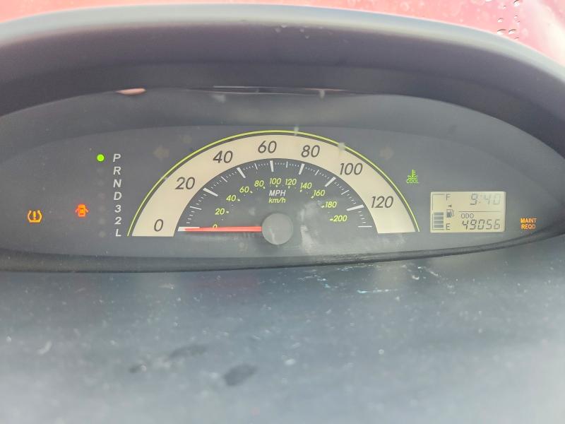 2007 Toyota Yaris VIN JTDBT923371040136 COPART salvage auction — SIDE, Il - Salvage Certificate, sold $850 on 2026-07-14 (photo 9)