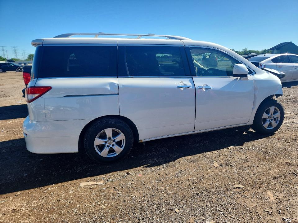 2012 Nissan Quest VIN JN8AE2KP2C9042170 COPART salvage auction — FRONT END, Il - Salvage Certificate, sold $575 on 2026-07-09 (photo 3)
