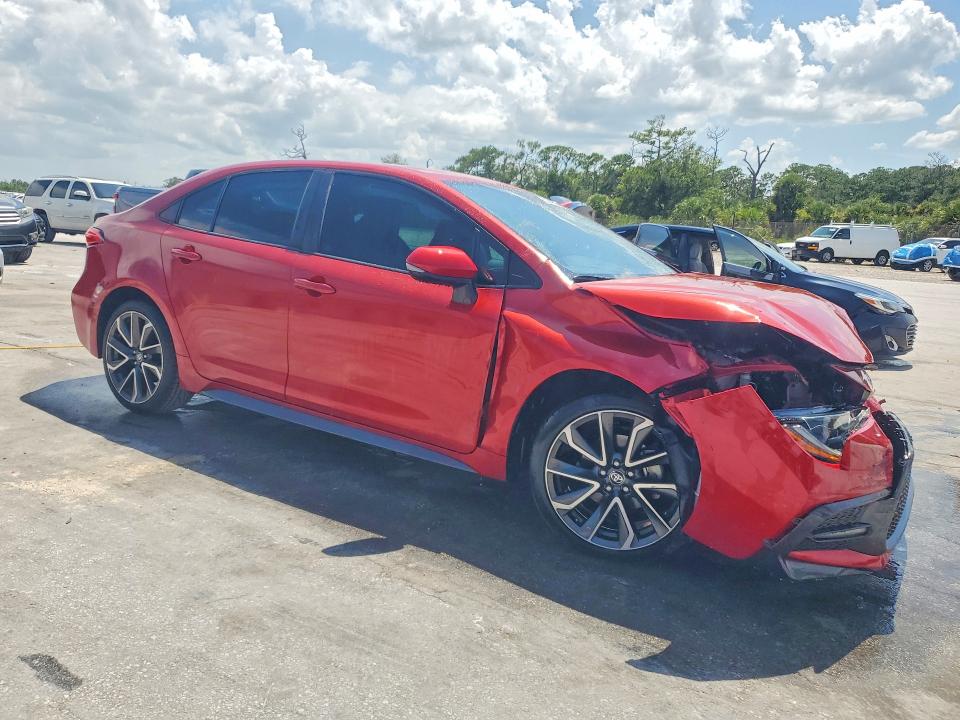 2021 Toyota Corolla VIN 5YFS4MCE3MP059230 COPART salvage auction — FRONT END, Fl - Certificate Of Destruction, sold $150 on 2026-07-29 (photo 4)