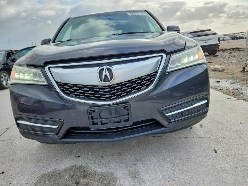 2015 Acura Mdx VIN 5FRYD4H46FB020381 COPART salvage auction — NORMAL WEAR, La - Certificate Of Title, sold $3,300 on 2026-07-02 (photo 5)