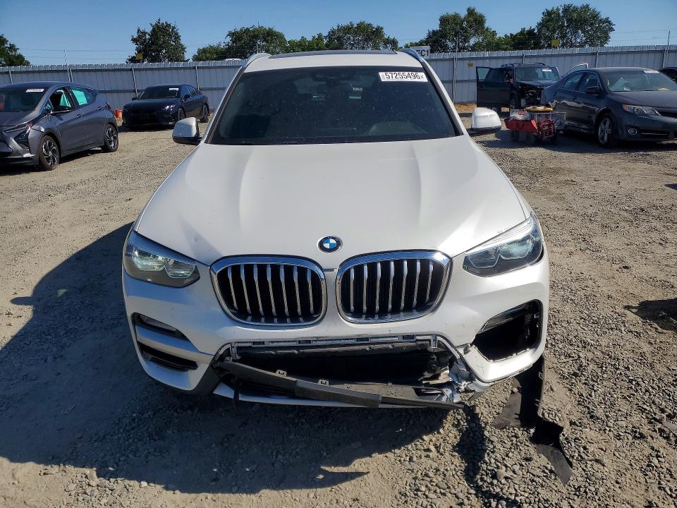 2019 BMW X3 VIN 5UXTR7C55KLF37727 COPART salvage auction — FRONT END, Ca - Certificate Of Title, sold $9,800 on 2026-07-21 (photo 5)