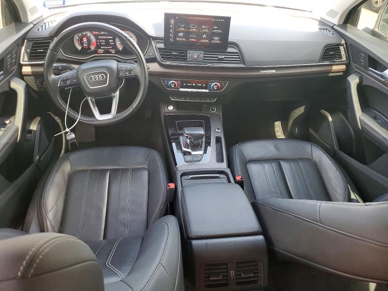 2021 Audi VIN WA1BAAFY0M2129627 COPART salvage auction — FRONT END, Tx - Salvage Vehicle Title, sold $12,100 on 2026-08-07 (photo 8)