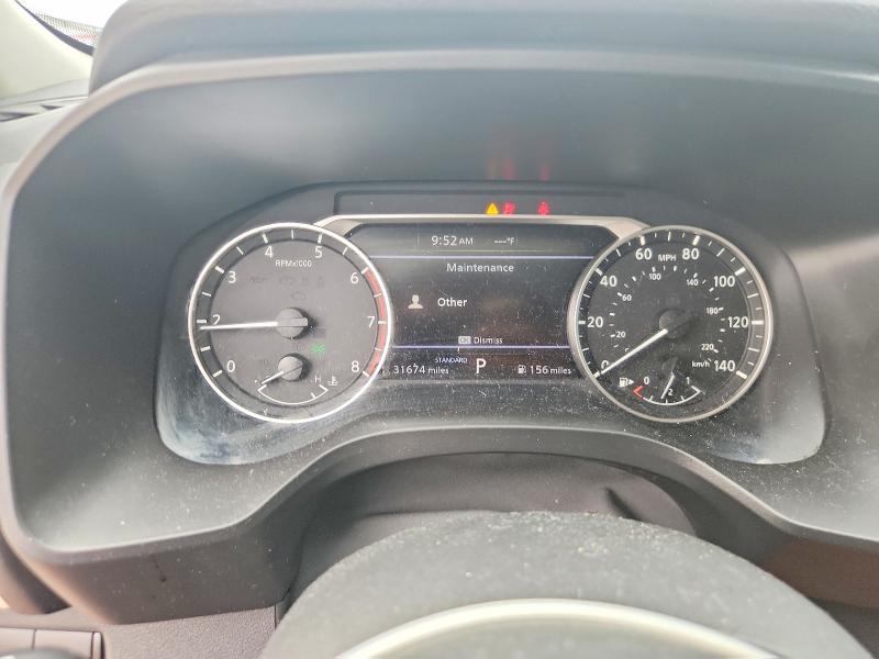 2024 Nissan Rogue VIN JN8BT3BA4RW005112 COPART salvage auction — FRONT END, MS - CERT OF TITLE-SALVAGED (P), sold $5,900 on 2026-07-31 (photo 9)