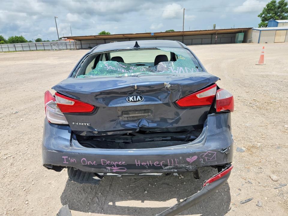2015 Kia VIN KNAFX4A61F5270735 COPART salvage auction — REAR END, Tx - Salvage Vehicle Title, sold $700 on 2026-07-15 (photo 6)