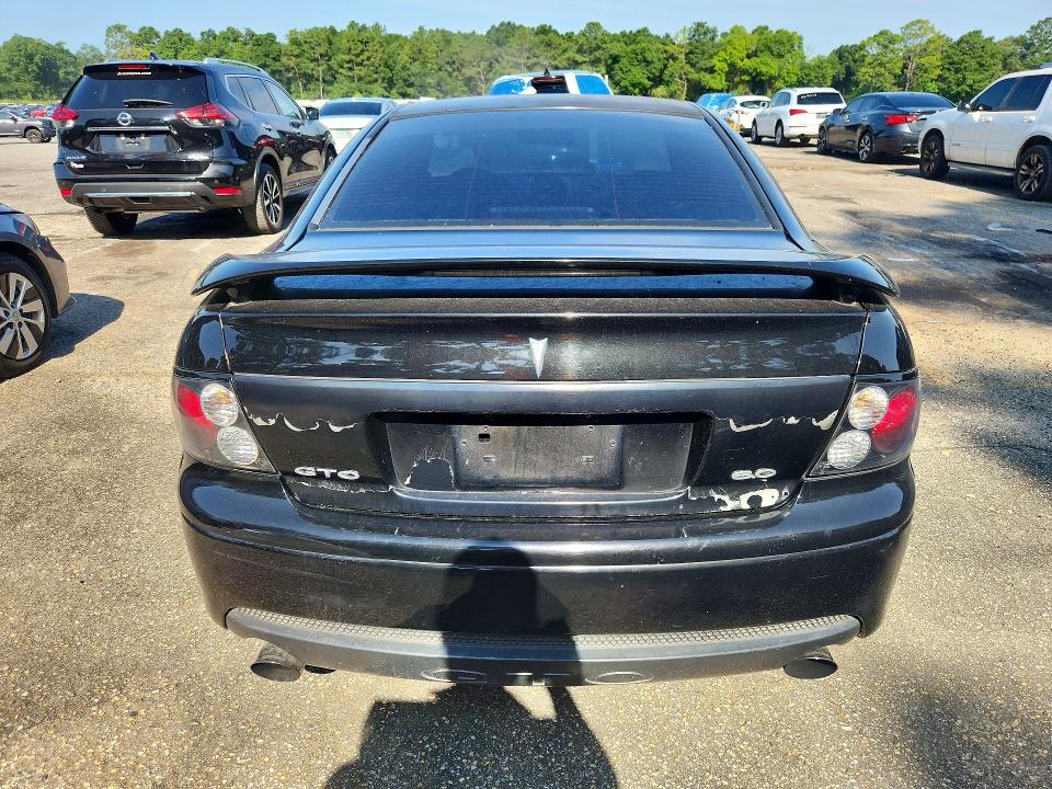 2006 Pontiac Gto VIN 6G2VX12UX6L820026 COPART salvage auction — WATER/FLOOD, Al - Cert Of Title-Flood Salvage, sold $250 on 2026-07-27 (photo 6)