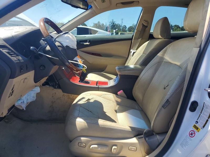 2008 Lexus Es 350 VIN JTHBJ46G382187590 COPART salvage auction — FRONT END, CA - SALVAGE CERTIFICATE, sold $225 on 2026-07-27 (photo 7)