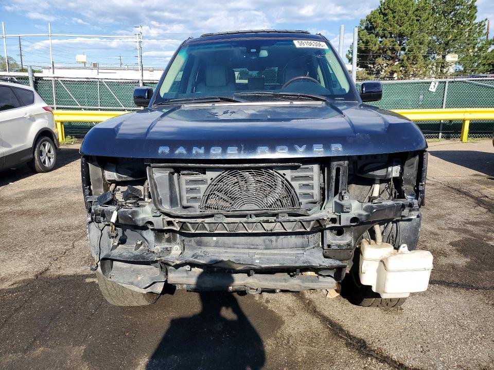 2010 Land rover RANGE ROVER VIN SALMF1E40AA327620 COPART salvage auction — FRONT END, CO - DIS/DLR/EXP ONLY CLEAN TITLE, sold $375 on 2026-07-14 (photo 5)