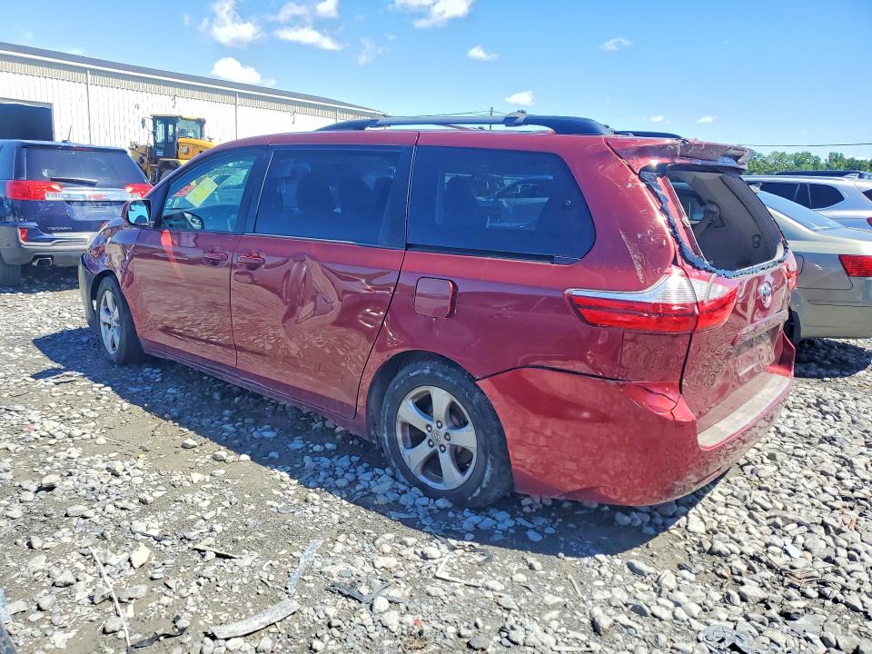 2017 Toyota Sienna VIN 5TDKZ3DC3HS772408 COPART salvage auction — BIOHAZARD/CHEMICAL, Ny - Certificate Of Title, sold $2,100 on 2026-07-13 (photo 2)