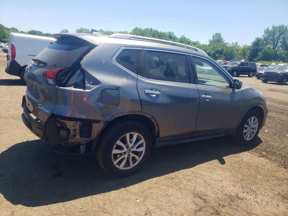 2019 Nissan Rogue VIN JN8AT2MV4KW373138 COPART salvage auction — REAR END, Id - Salvage Certificate Of Title, sold $3,400 on 2026-07-28 (photo 3)