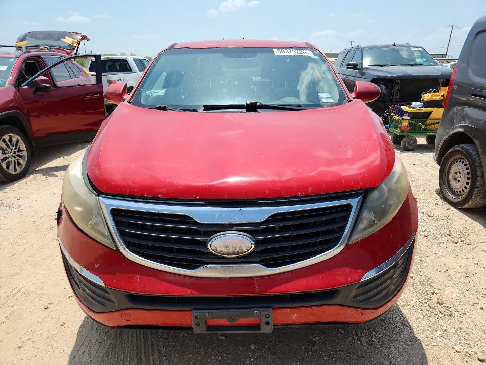 2015 Kia Sportage VIN KNDPB3AC3F7708049 COPART salvage auction — FRONT END, Tx - Salvage Vehicle Title, sold $1,550 on 2026-07-30 (photo 5)
